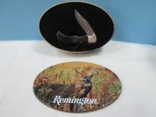Remington Sportsman Series Insignia Edition Collectible Folding Single Blade Pocket Knife-NIB