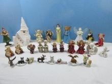 Angel Collection Ceramic Village Church, Choir Angel, Ornaments, Crochet Angel etc.