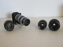 Lot Angenieux Paris F. 180 Bellows Slide Scope Accessory Lens & Other Lens