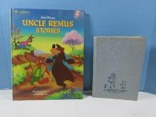 A Golden Book Walt Disney's Uncle Remus Stores Book 1986 and The World of Christopher Robin