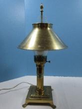 Replica Exquisite Brass Orient Express Luxury Train Paris-Istanbul 20" Table Lamp Paw Foot Base
