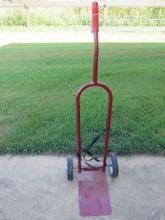 Propane Cylinder Dolly Hand Truck Gas Tank Red Hand Truck