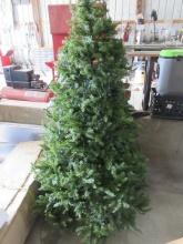7ft Pre-Lite Artificial Holiday Christmas Tree w/Stand
