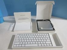 3 Apple Electronics USB Super Drive, Magic Trackpad & Keyboard