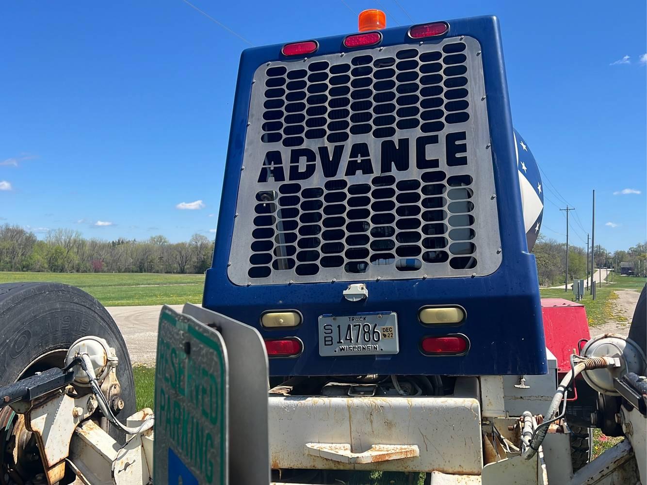 2000 Advance Mixer Truck C10350AT6811, Front Discharge