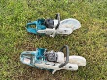 (2) Makita Concrete Saw Parts Only