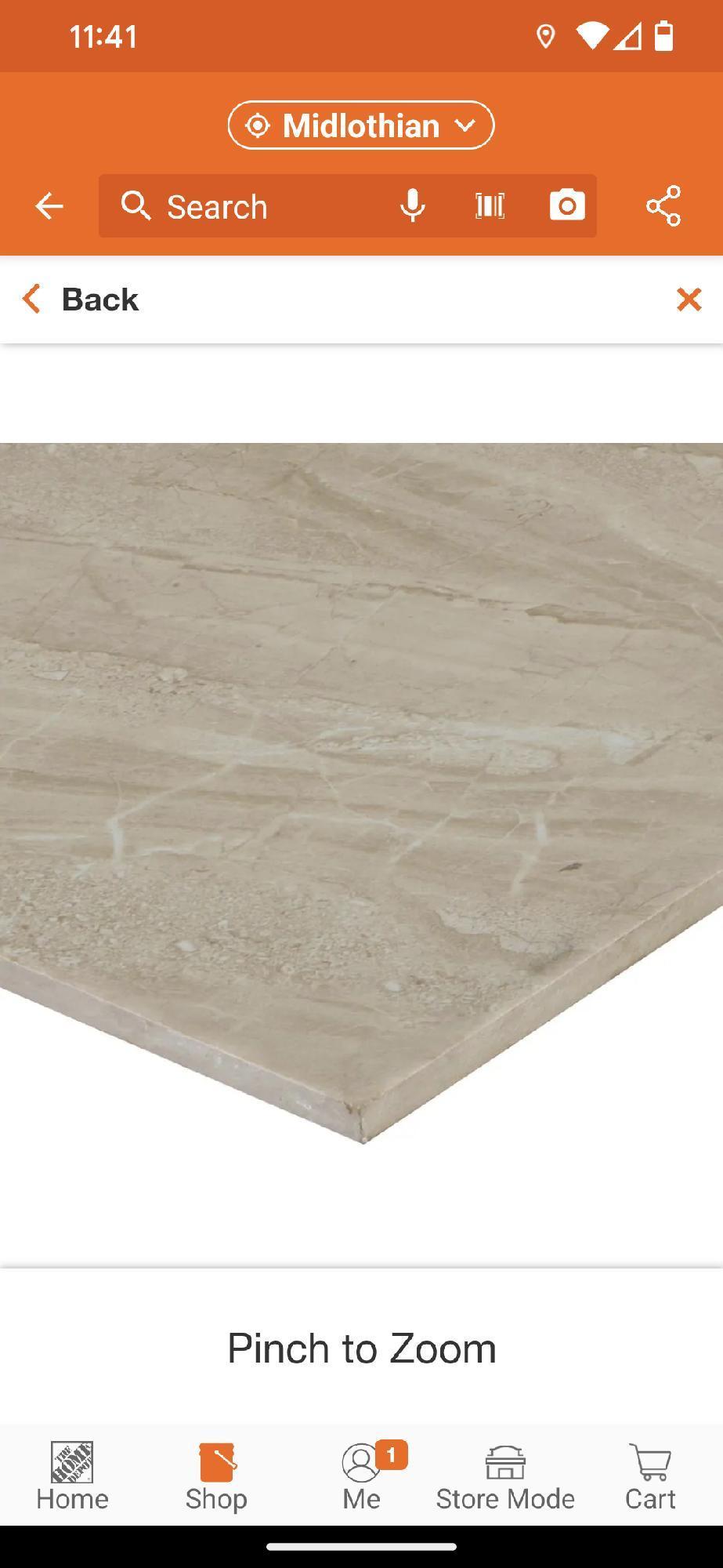 Pallet Lot of 28 Cases of TrafficMaster Sedona 12 in. x 24 in. Matte Ceramic Stone Look Floor and