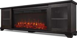 Real Flame (Box 3 ONLY) Benjamin Landscape Media Electric Fireplace in Weathered Wood, Retail Price