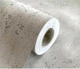 Box of 3 Rolls of Marburg Gray White Concrete Non-Woven Removable Wallpaper Roll, Retail Price