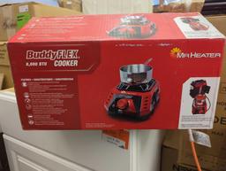 Mr. Heater Buddy FLEX 8,000 BTU Propane Cooker, OPEN BOX UNIT APPEARS NEW, MSRP 79.12