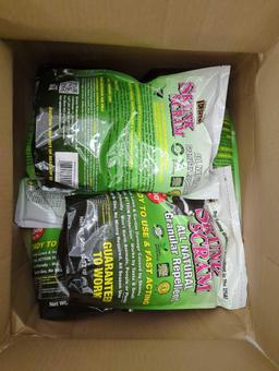 Box Lot of 6 Bags of Skunk 6 lbs. Repellent Granular Shaker Bag, Appears to be New in Factory Sealed