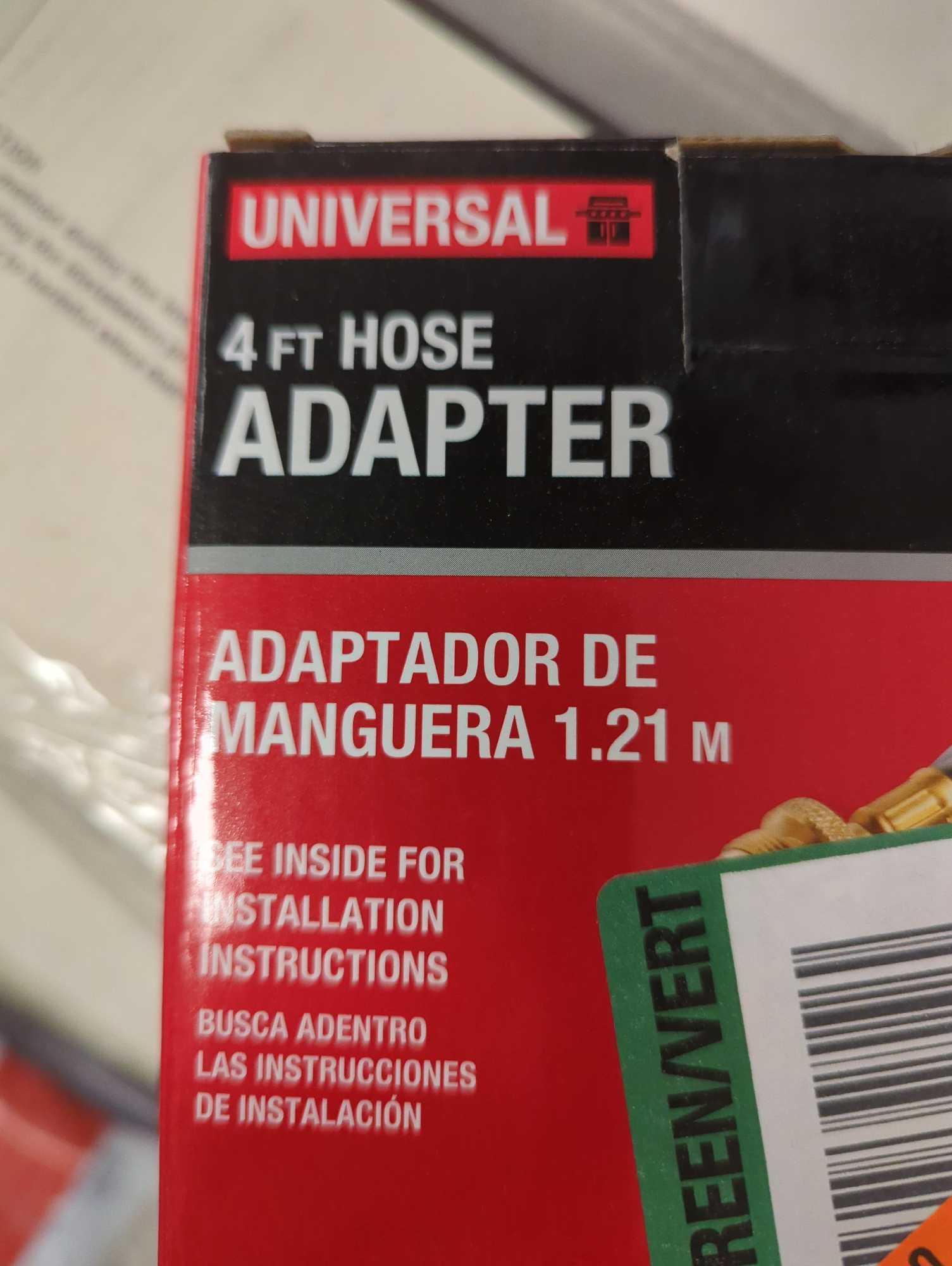 Universal 4 ft. Hose with Adaptor, Appears to be New in Factory Sealed Box Retail Price Value $23,