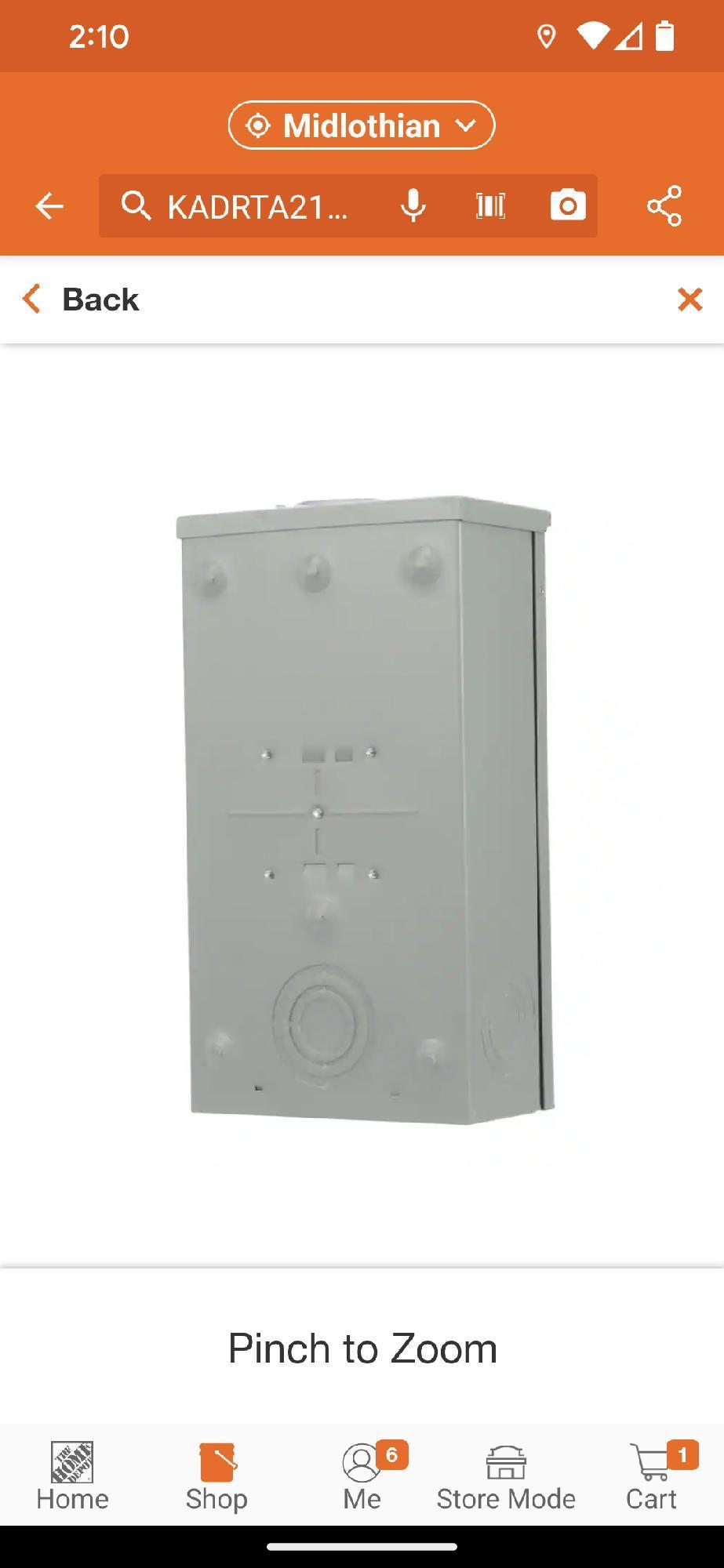 Siemens 200 Amp 4 Jaw Horn-Bypass Ringless Overhead Fed Meter Socket with 7/8" Barrel Lock Knockout,