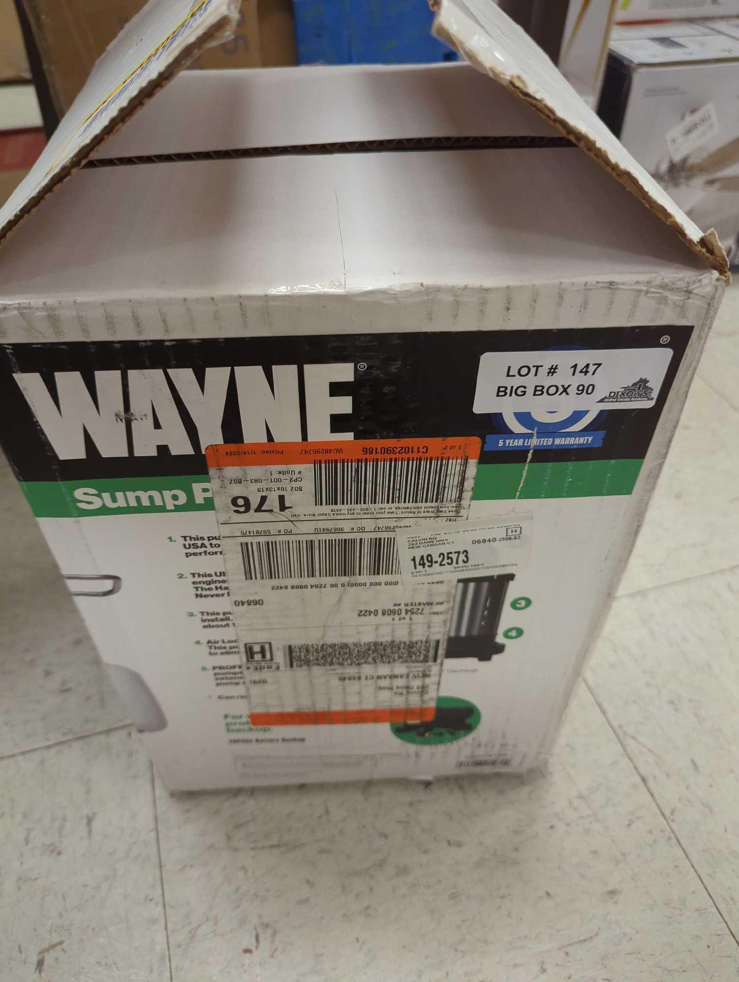 Wayne 3/4 HP Submersible Sump Pump, Appears to be New in Factory Sealed Box Before Photos Retail