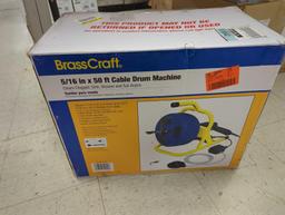 Cobra 5/16 in. x 50 ft. Cable Drum Machine, Appears to be New in Factory Sealed Box Retail Price
