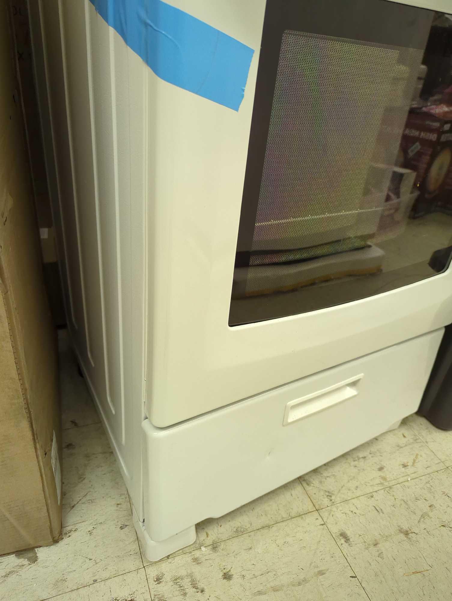(Has Some Damage and Bottom Drawer Doesn't Open) Summit Appliance 24 in. 2.9 cu. ft. Electric Range