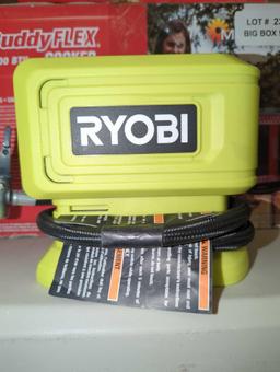 RYOBI (Tool Only) ONE+ 18V Cordless High Pressure Inflator (Tool Only), Retail Price $40, Appears to