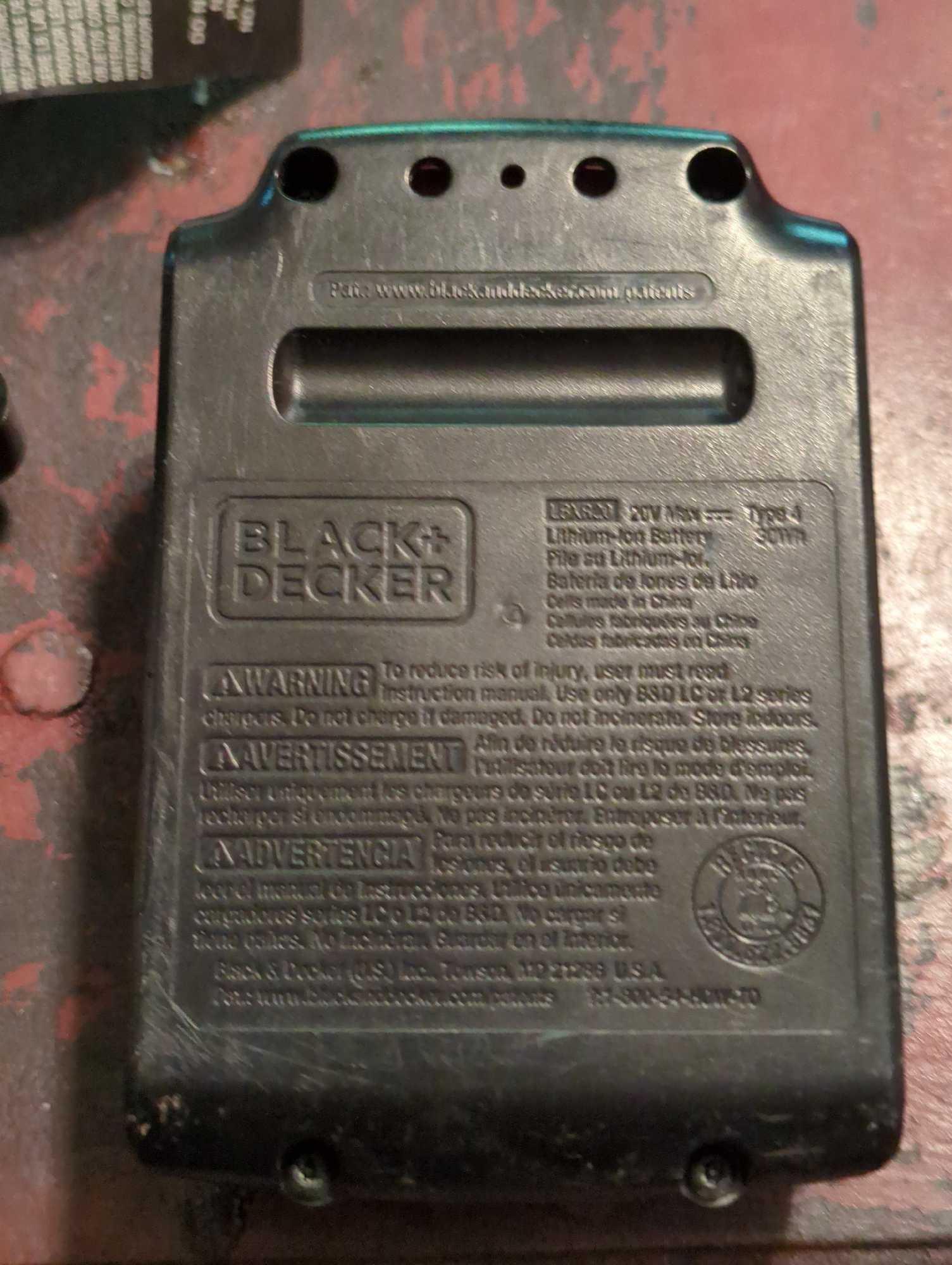 (KIT) (BATTERY AND CHARGER ONLY) BLACK+DECKER 20V MAX 1.5AH POWERCONNECT BATTERY IS COMPATIBLE WITH