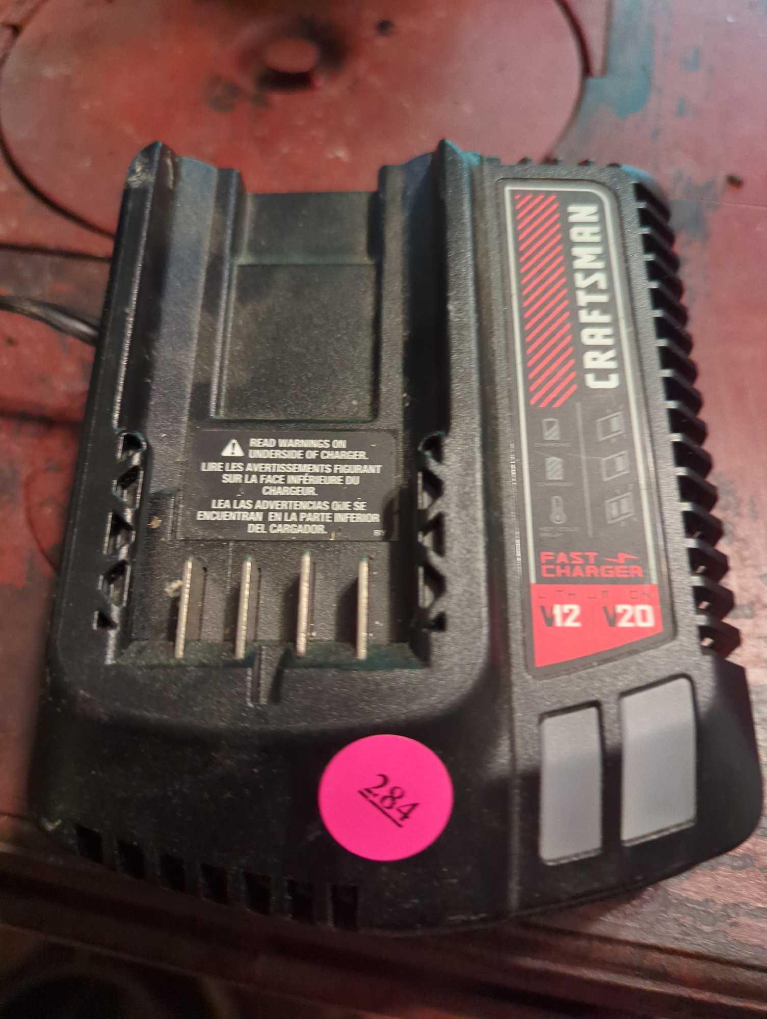 (KIT) CRAFTSMAN CMCB102 TYPE 1 -12V 20V MAX LITHIUM-ION BATTERY CHARGER, IS IN GREAT CONDITION, WHAT