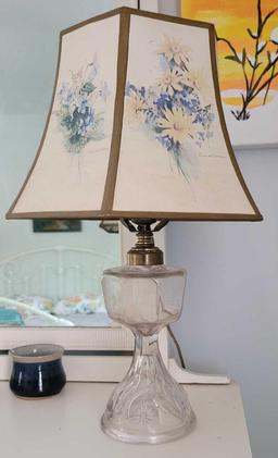 Vintage Antique Glass Lamp $2 STS