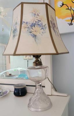 Vintage Antique Glass Lamp $2 STS