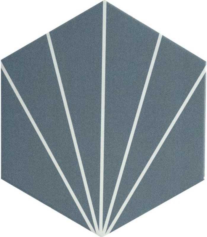 MSI Skylight Hexagon 9 in. x 10 in. Matte Porcelain Stone Look Floor and Wall Tile (6.89 sq.