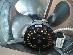 Master Flow (Missing Fan Cover) 1250 CFM Black Power Roof Mount Attic Fan, Retail Price $139,