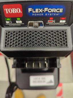(No Battery) Toro Flex-Force Power System 60-Volt Max 5.4 Amp Lithium-Ion Rapid Battery Charger,