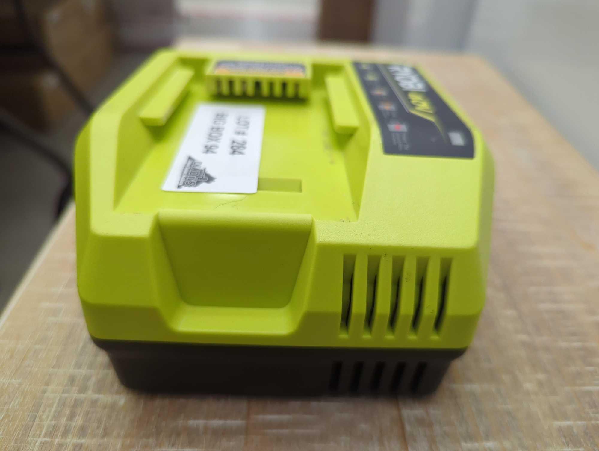 (No Battery) RYOBI 40-Volt Lithium-Ion Fast Charger, Appears to be New Out of the Box Retail Price