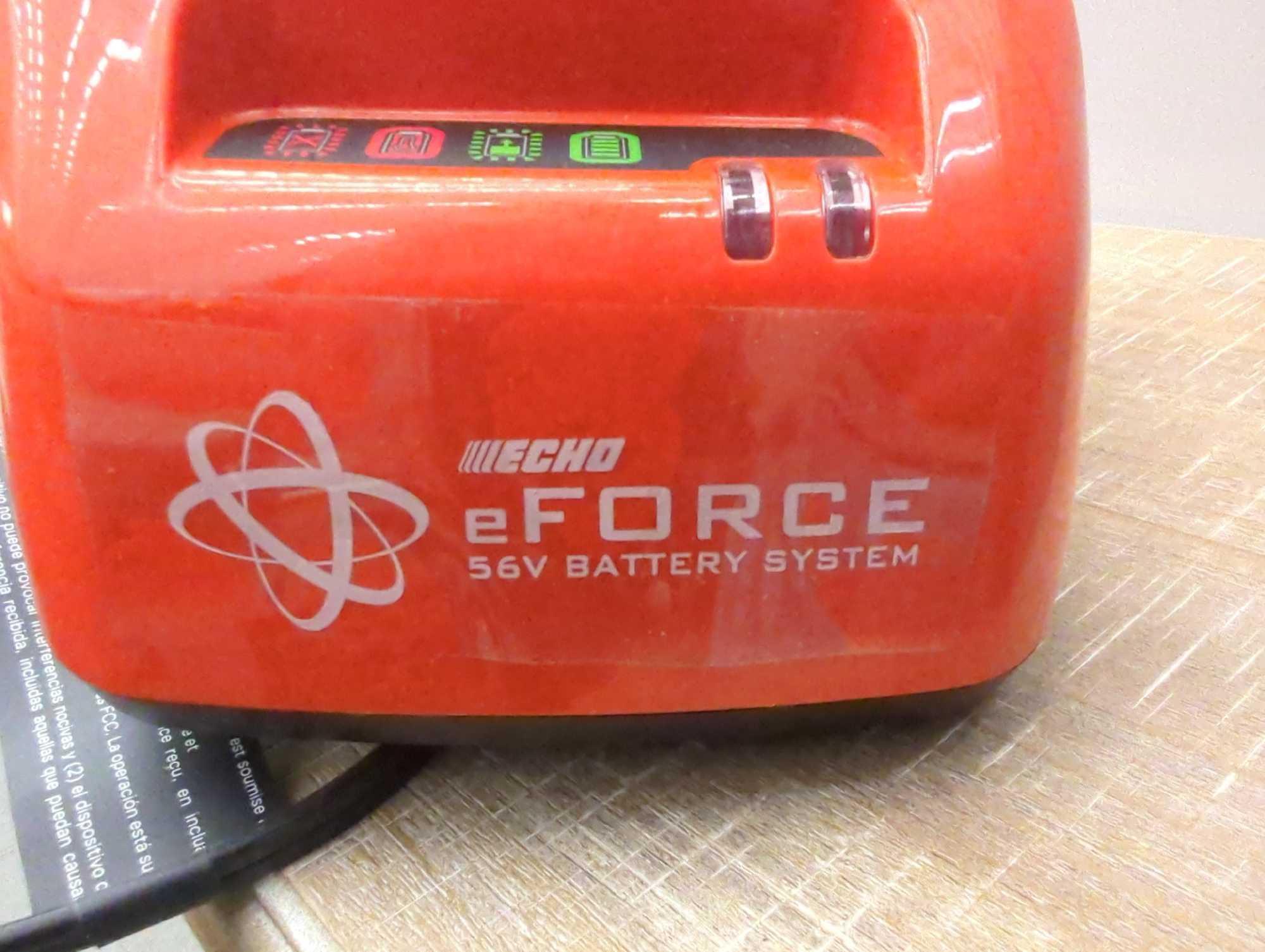 ( No Battery) ECHO eFORCE 56V Standard Charger, NO BATTERY Appears to be New Out of the Package