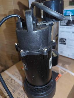 Everbilt 1/2 HP Aluminum Sump Pump Vertical Switch, Retail Price $177, Appears to be Used, What You