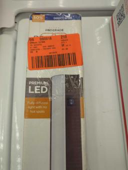 Lot of assorted Lights To Include, GE Battery-Operated 18 in. LED White Under Cabinet Light Bar, (2)