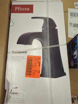 Pfister Bellance Single Handle Single Hole Bathroom Faucet with Drain Kit and Deckplate included in