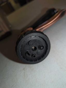 Box of 4 Orbit 7-Pattern Zinc Front Trigger Spray Hose Nozzle - Copper, Retail Price $13/Each,