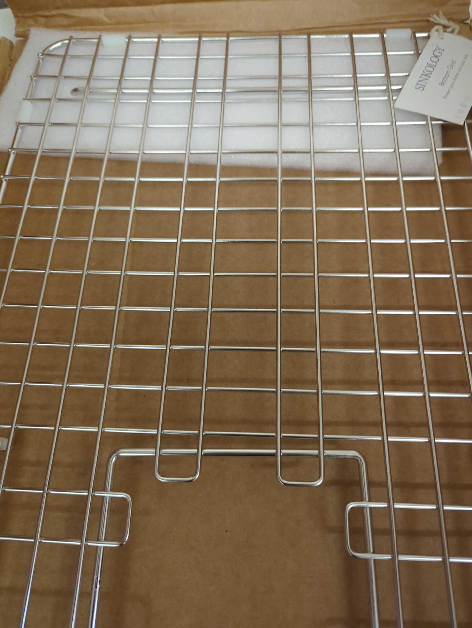 Sinkology SinkSense Kitchen Sink Bottom Grid in Stainless Steel, Dimensions - 14" x 31.5", Retail