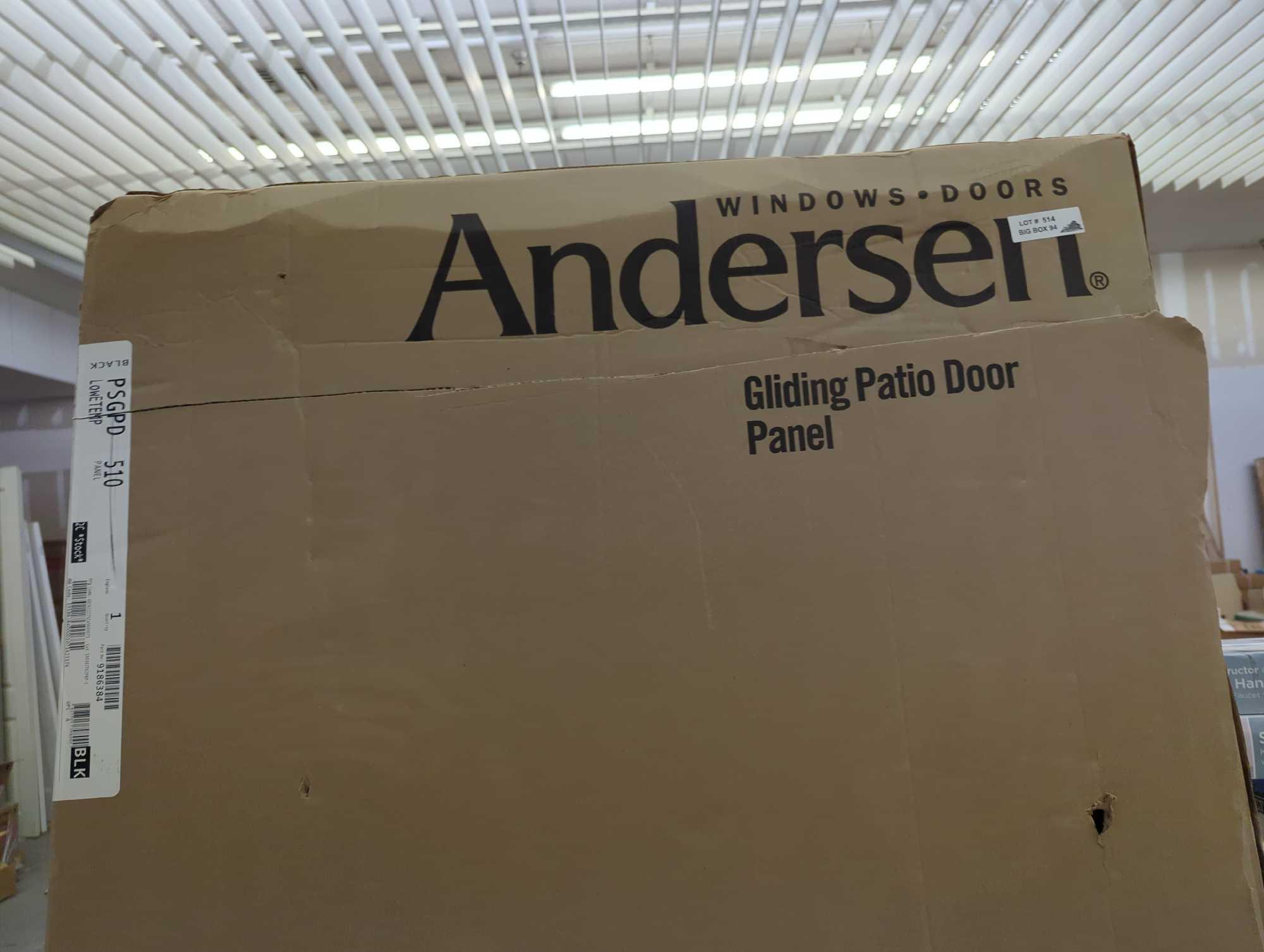 Andersen 200 Series Perma Shield Gliding Patio Door Panel PS5 - Left Hand Operating In Black Model