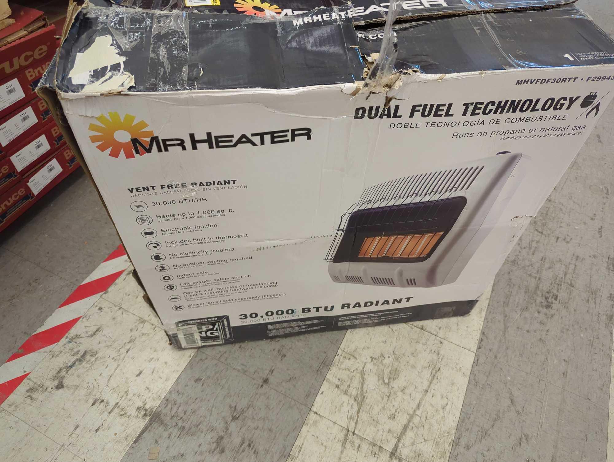 Mr. Heater 30,000 BTU Vent Free Radiant Natural Gas or Propane Dual Fuel Space Heater, Retail Price