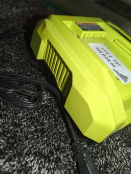 RYOBI 40V Rapid Charger, Model OP406, Retail Price $31, Appears to be Used, What You See in the