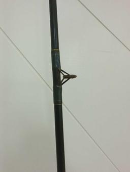 6' Green fishing rod. Comes as is shown in photos. Appears to be used.