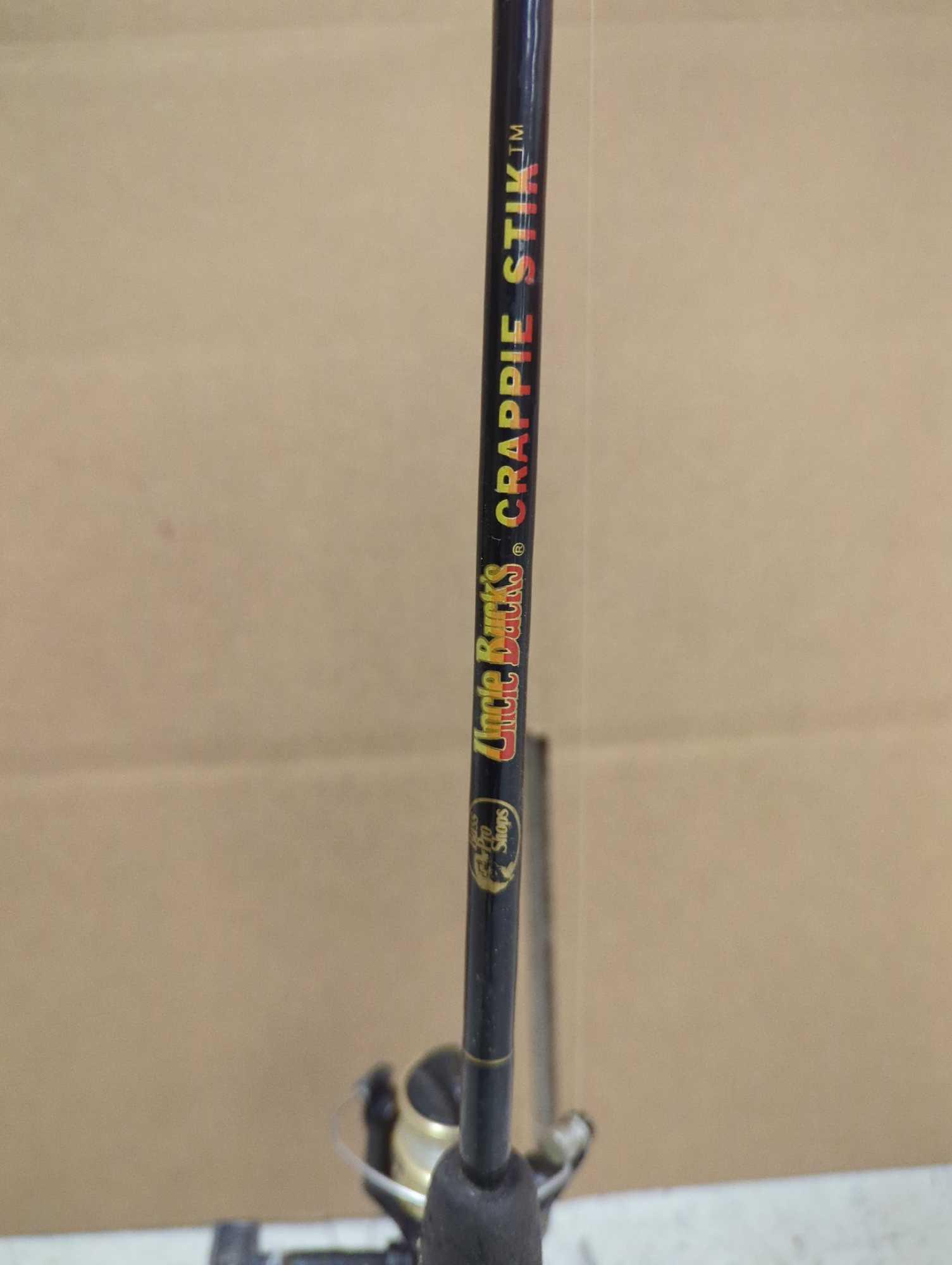 Bass Pro Shops Uncle Buck's 5'1/2" Crappie Stik Spin light action Model # US 56S Comes as is shown