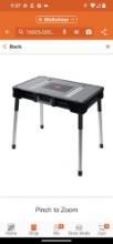 Husky 1.8 ft. x 3 ft. Portable Jobsite Workbench, Appears to be New Retail Price Value $100, What