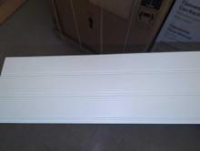 Ekena Millwork 5/8 in. x 96 in. x 40 in. PVC Deluxe Beadboard Wainscoting Moulding Kit (for heights