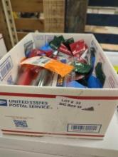Box Lot of Assorted Items in a Medium Flat Rate Box, Weighs 7.0 Lbs, Some Items Included are Master