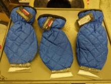 Grease Monkey Mitt with Ice Scraper in Blue. Comes as is shown in photos. Appears to be new. SKU #