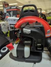 ECHO 233 MPH 651 CFM 63.3cc Gas 2-Stroke Backpack Leaf Blower with Tube Throttle, Appears to be Used