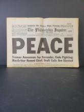 "Peace" Newspaper $5 STS