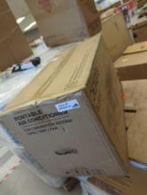 Denbig 1,500 BTU Portable Air Conditioner in Grey with Remote, Model BL001C, Retail Price $600,