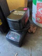 (GAR) CRAFTSMAN BATTERY WITH CHARGER, 19.2 VOLT DIEHARD, USED
