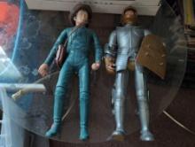 (DEN) 2 PC. LOT TO INCLUDE A 1960S MARX TOYS KNIGHT ACTION FIGURE & 1970S MARX TOYS MADDOX JOHNNY