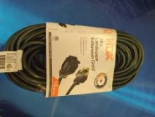 Lot of 3 HDX Extension Cords Including (2) 10 ft. 16-Gauge/2 White Braided Extension Cord (Retail